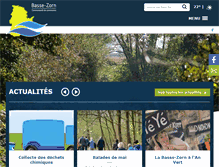 Tablet Screenshot of cc-basse-zorn.fr